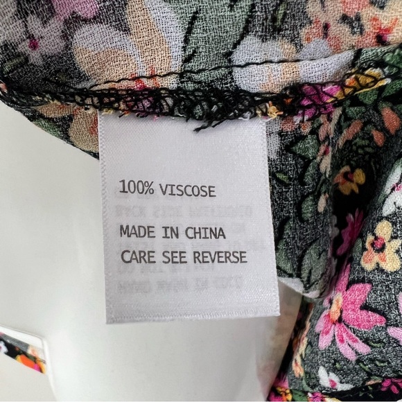 Cynthia Rowley Floral Top Cami Singlet Tank Multicoloured Flower Summer Size S - Picture 6 of 8